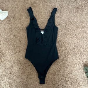 black bodysuit